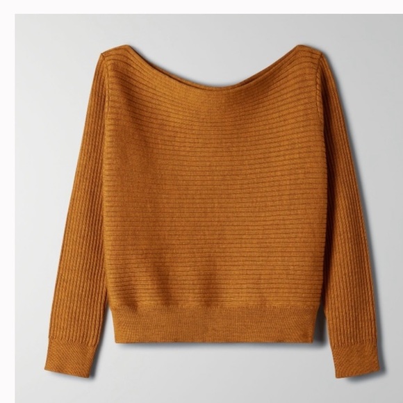 Aritzia Sweaters - Aritzia Babaton Luc Italian Wool Ribbed Sweater